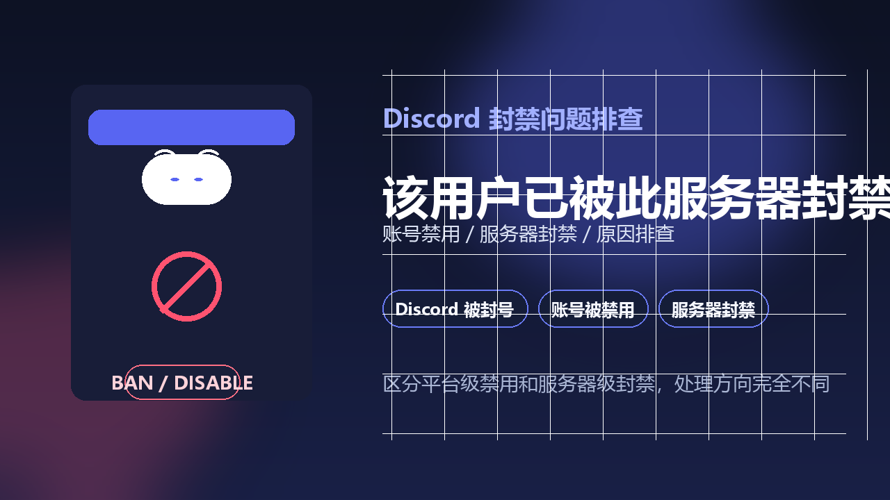 Discord 服务器封禁问题排查
